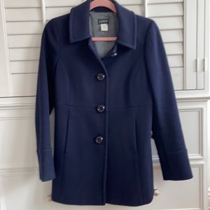 Jcrew size 4 Navy coat